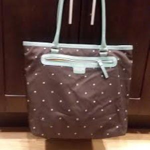 Kate Spade New York (Brown/Mint Green/Polka Dot) M